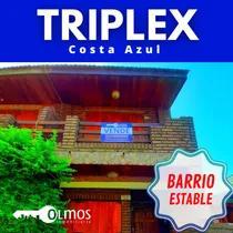 Comprar Triplex, Con Quincho Cub, 2 Cocheras, 80mts. Excelente!