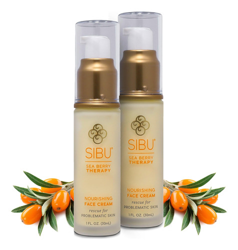 Sibu Crema Facial Nutritiva De Espino Cerval De Mar, 1 Onza