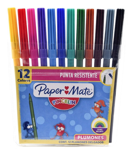 Marcadores Finos Paper Mate X12 Colores Surtidos