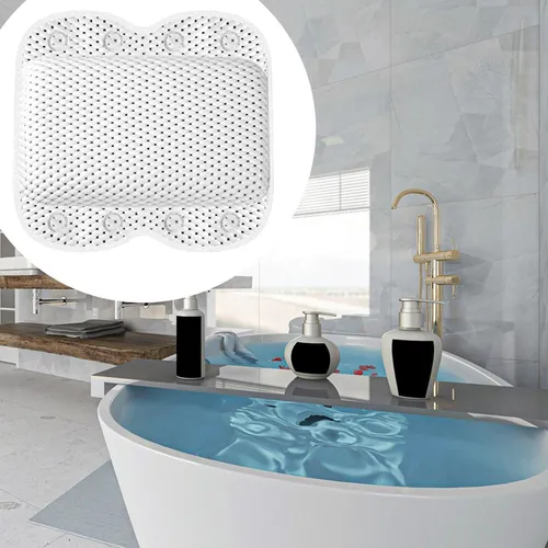 Almohada De Baño Para Bañera Spa Reposacabezas Lavable