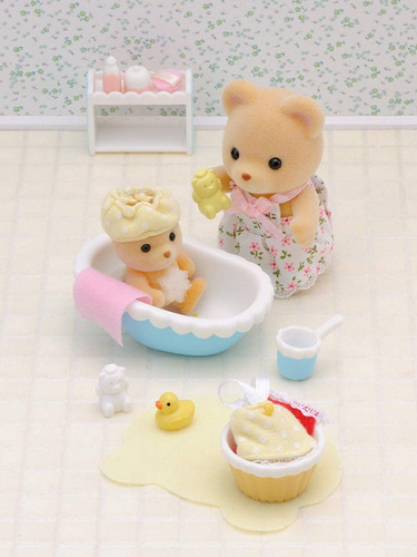 Sylvanian Families Conjunto Baño Para Bebe 5092 Ink Edu