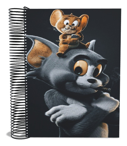 Caderno Tom E Jerry 10 Materias Capa Personalizada