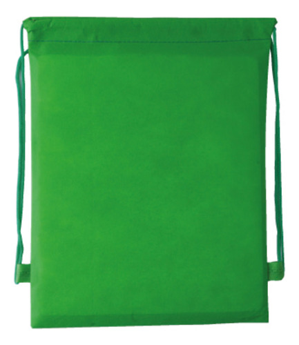 100 Pack Morral Ecológico Non Woven Mochila Verde 33x40