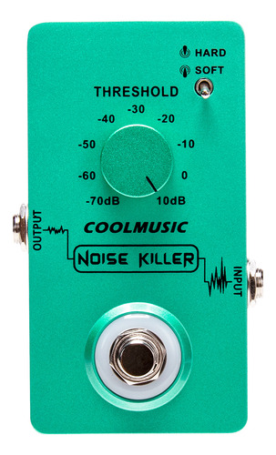 Coolmusic Noise Killer Effect Pedal True Bypass Noise Gate