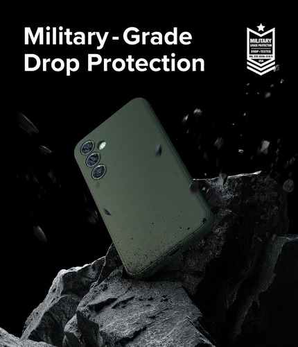 Funda Para Galaxy S23 Fe Ringke Onyx Dark Green Resistente
