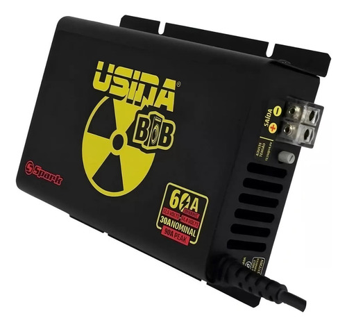 Carregador De Bateria Usina Bob 60 A Dynamic Fonte Para Som