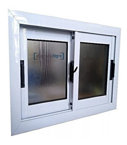 Ventanas Aluminio Blanco 60x60 Vidrio Entero 4mm Con Envío