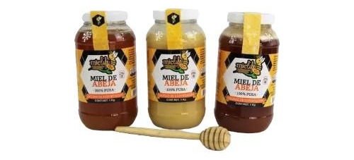 Paquete 3 Mieles De Abeja 1 Kg Pura Mielife