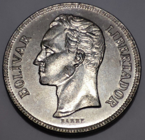 Moneda 5 Bolívares Venezuela 1973 Colección