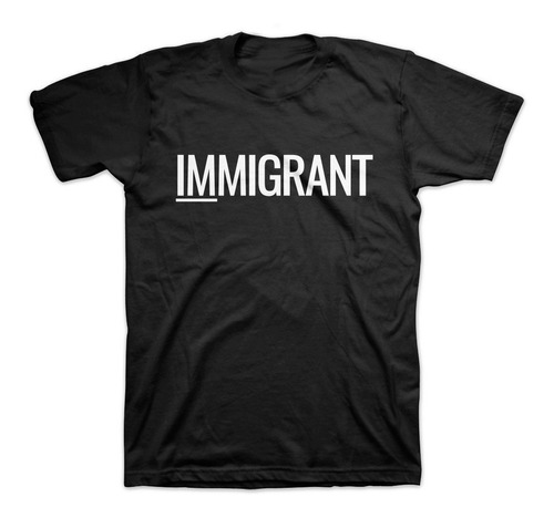 Playeras Immigrant Tshirts Inmigrante Urbanfit Mexico
