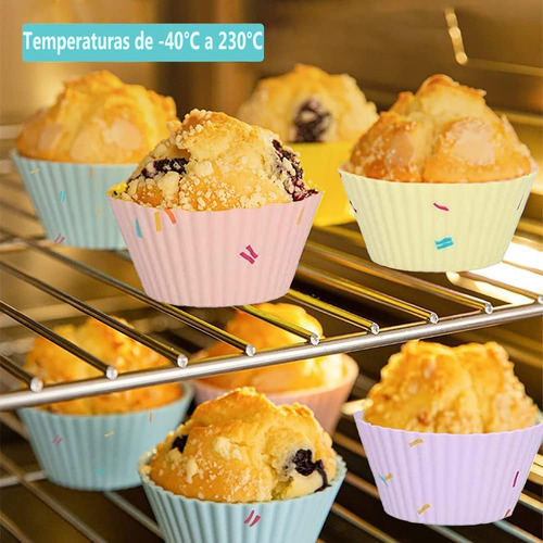 Molde De Silicona Para Postres Cupcakes Donas