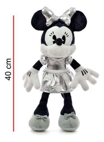 Peluche Minnie 100 Años 40cm- Orig. Phi Phi Toys