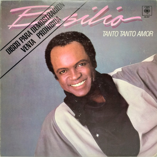 Vinilo Lp - Basilio - Tanto Tanto Amor 1984 Argentina