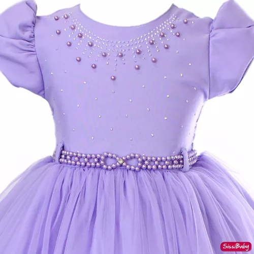 Vestido de Festa Infantil Princesas