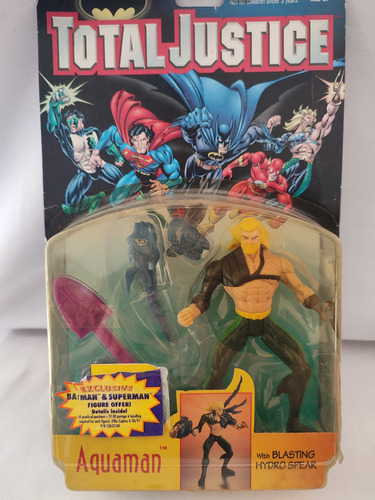 Aquaman Total Justice Liga De La Justicia Kenner Vintage