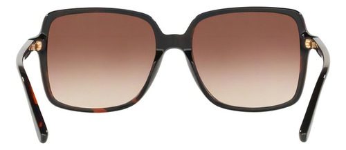 Óculos de sol Michael Kors Solar MK2098U tamanho 56 armação marrom y lente marrom