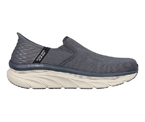 Tenis Skechers Dlux Walker - Gris -  Hombre - 232455/char