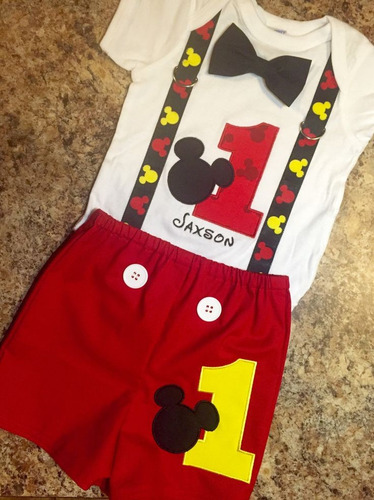 Conjunto Personalizados Niño Traje Mickey Mouse (Usado)