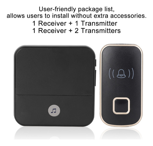 Timbre De Alarma Remoto, 110 Db, Inalámbrico, 300 M, Para Personas Mayores