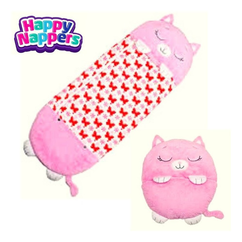 Happy Nappers Gatita Rosada Bolsa De Dormir Sleeping Bag 