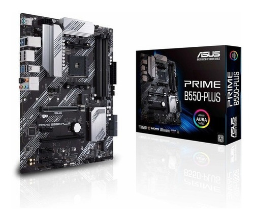 Imagen 3 de 6 de Motherboard Asus Prime B550-plus Ryzen Amd Am4 Atx Hdmi Usb