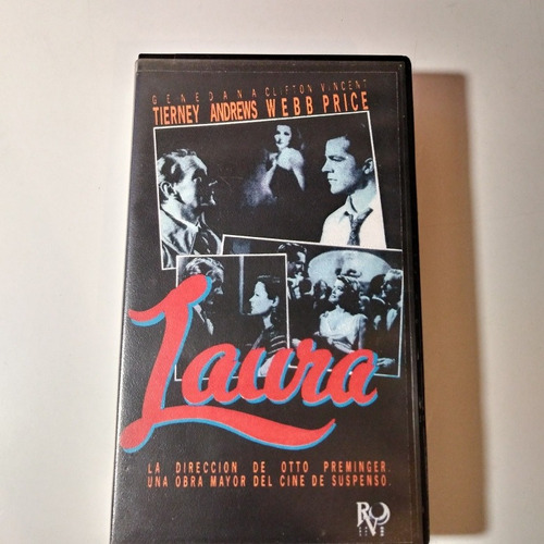 Laura 1944 Video Cassete, Obra Mayor Cine Suspenso Impecable