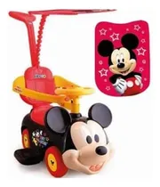 Comprar Carrito Correpasillos Con Empujador Y Sombrilla Mickey Mouse
