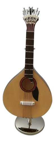 Modelo De Guitarra De Adornos En Miniatura Con Soporte