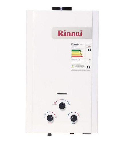 Aquecedor De Água Gás Natural Rinnai Reu-m110 Cfhb 11 Litros