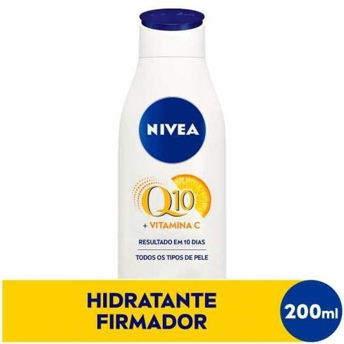Creme Nivea Q10 Firmador Com Vitamina C Loção 200ml