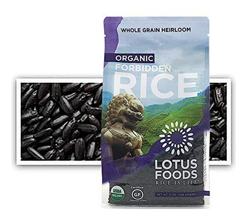 Lotus Alimentos Gourmet Orgánica Prohibida Arroz, 0,94 Libra