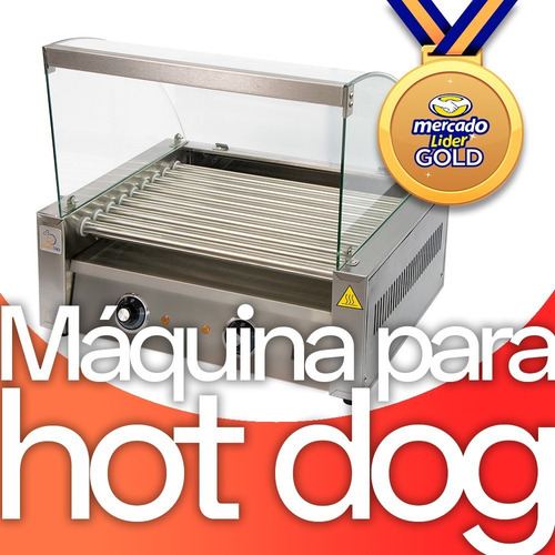 Imagen 6 de 6 de Máquina De Hot Dog 5 - 7 Y 9 Rodillos