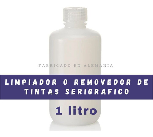 Limpiador O Removedor De Tinta Para Serigrafía 1 Litro