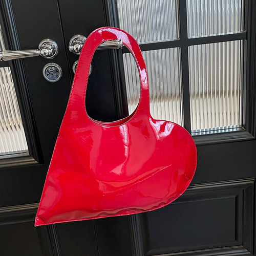 / Bolso De Hombro Con Diseño De Corazón De Lujo Para Mujer,