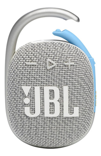 Jbl Clip 4 Eco - Altavoz Con Gancho Impermeable Blanco