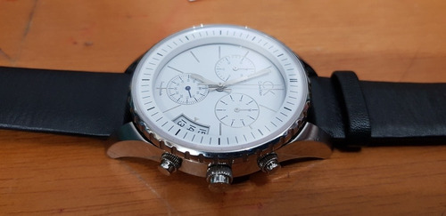 Calvin Klein K32174 02 Swiss Made, Vidro Saphira, Máq Eta