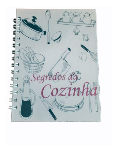 Imagem 1 de 10 de Caderno De Receitas Segredos Da Cozinha