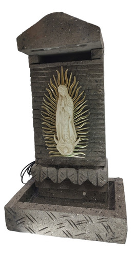 Fuente Virgen De Guadalupe Con Luz