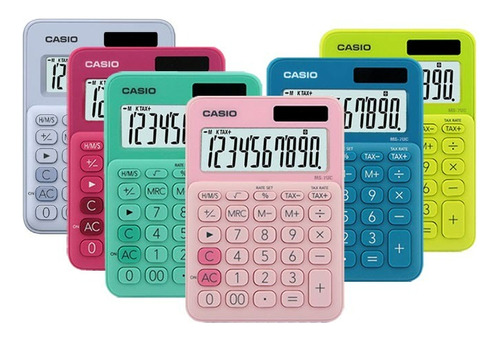 Calculadora Casio Ms-7uc De Escritorio Varios Colores