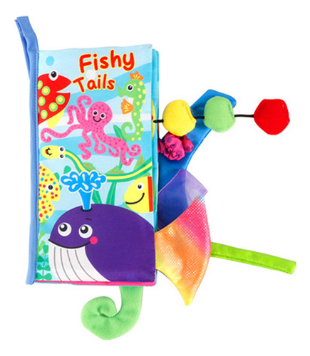 Cloth Book Ocean Tail Baby Cloth Book & Touch Colors Toys