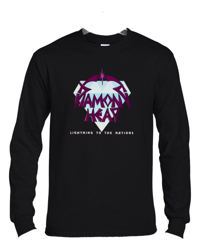 Polera Ml Diamond Head Lightning To The Nations Metal Abomin