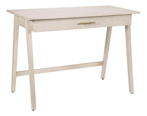 Home Office Computer Desk 42 W X 20 D X 30 H White Wash Set 