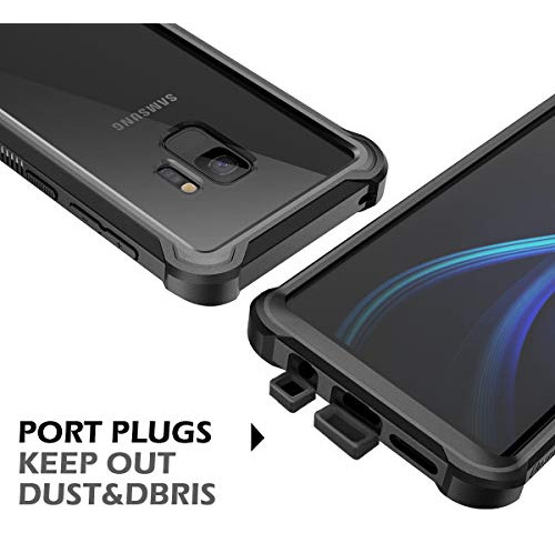 Dexnor Funda Galaxy S9 Con Protector De Pantalla Transparent