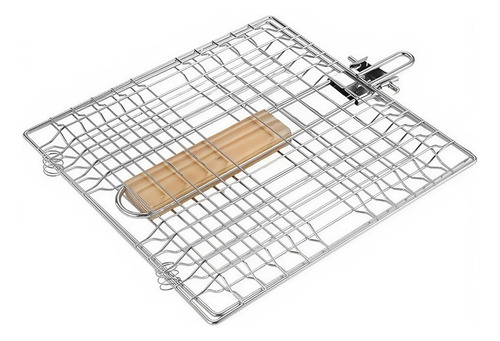 Cesta De Acero Inoxidable Con Asa, Cesta Para Parrilla