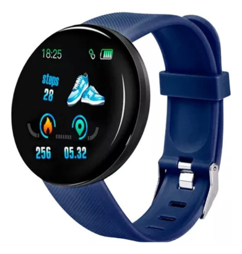 Reloj Inteligente D18 Smartwatch Circular Fitness Soto