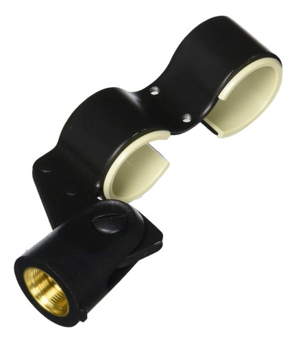 Soporte De Micrófonos Dual A26m Shure Color Negro