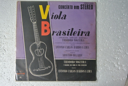 Lp Antonio Carlos Barbosa Lima - Viola Brasileira-chantecler