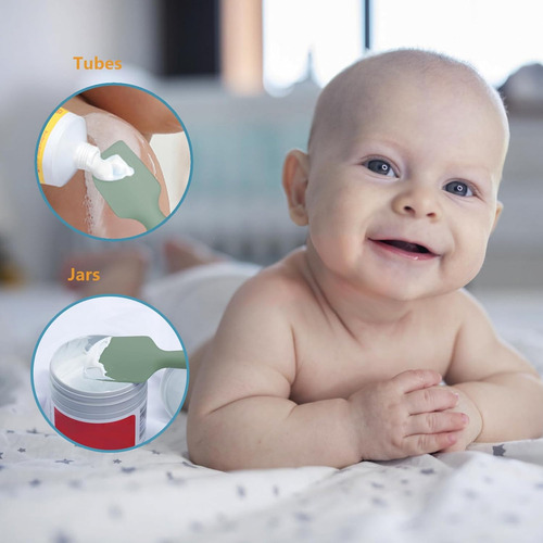 Pack 4 Espátulas De Crema Para Pañales De Bebé Recién Nacido