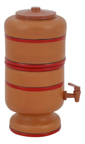 Filtro De Barro Bebedouro Cerâmica Vela 10 Litro Jaboticabal
