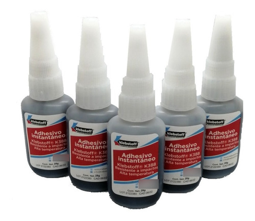 Imagen 2 de 2 de Pegamento Instantáneo Negro Compatible Loctite® 28g (5pzas)